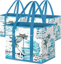 BALEINE 3Pk Reusable Grocery Bags, Foldable Shopping Bags by BALEINE