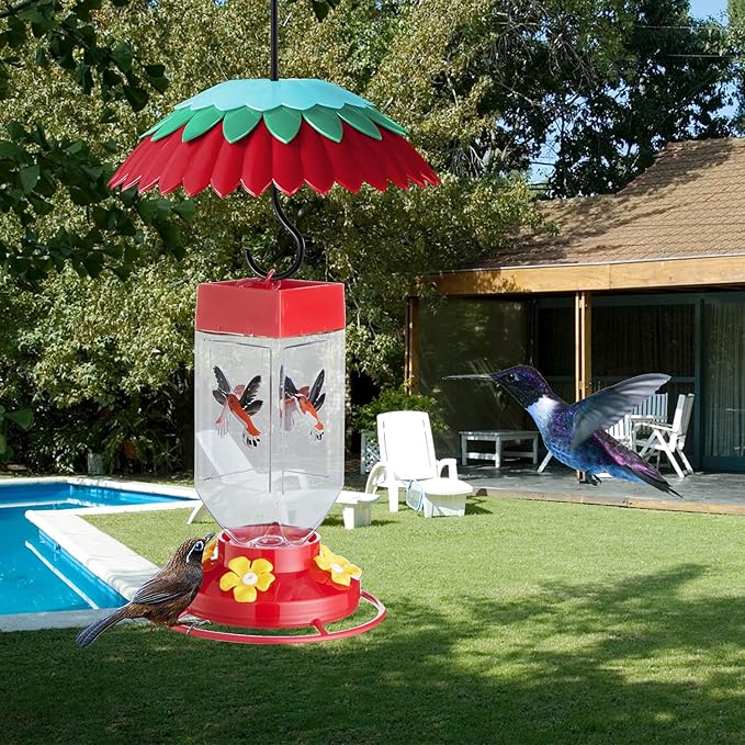 8" Bird Feeder Dome with Ant Moat, Skaithee 8" Bird Feeder Baffle with Ant - Image 6