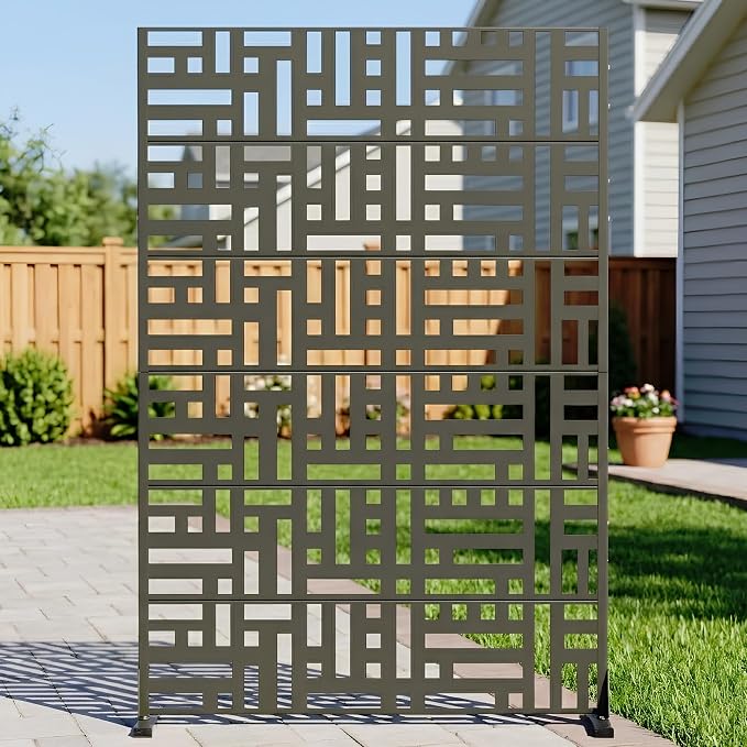Casaphoria Metal Privacy Screen Outdoor by Casaphoria