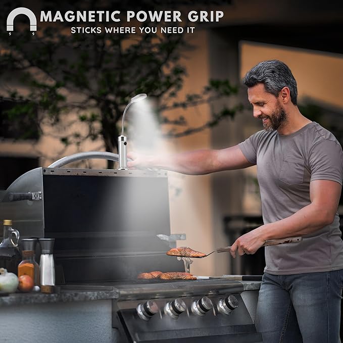 BBQ Grill Lights Magnetic Base Super-Bright LED Lights-360 Degree Flexible - Image 2