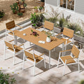 Patio Table and Chairs Set, 7 Piece Outdoor Dining Set by Oasbira