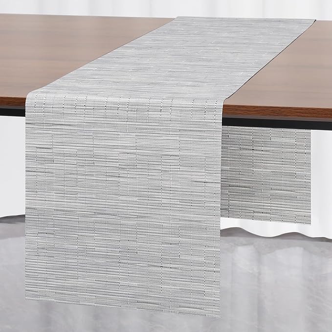Myir JUN Table Runner, Vinyl Table Runner Indoor Arbitrarily Cropped Runner by MyirJUN