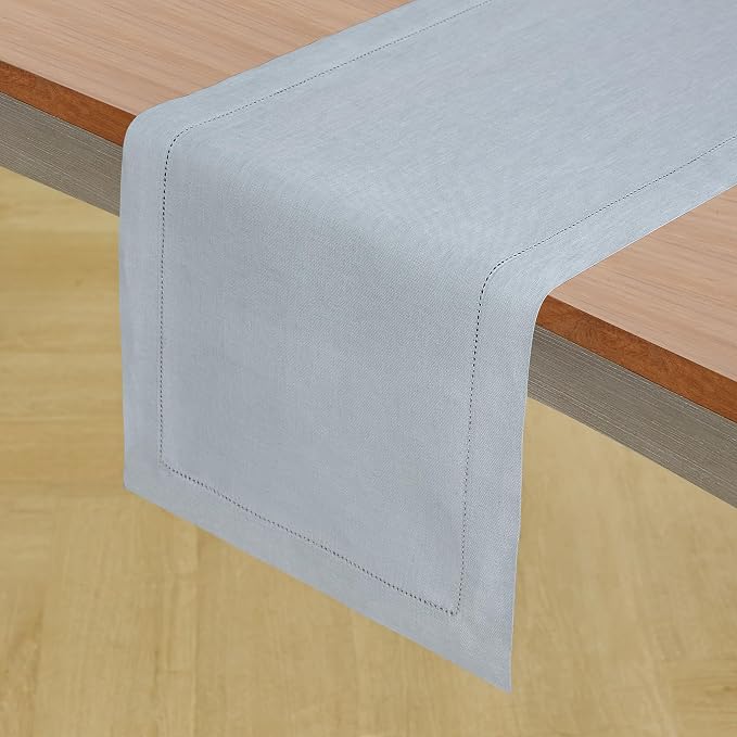 Solino Home Linen Table Runner 144 Inches Long - Image 2