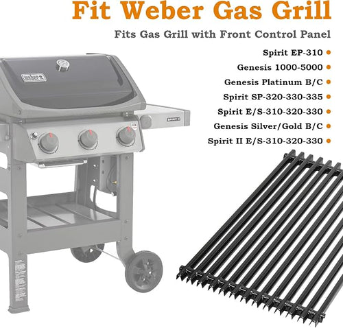 17 3/8 inch Grill Grates for Weber Spirit Grill Parts, Spirit 300 Series Grates - Image 2