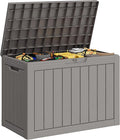 45 Gallon Outdoor Storage Deck Box Waterproof, Garden Tool, Backyard Cushion by WTFGO