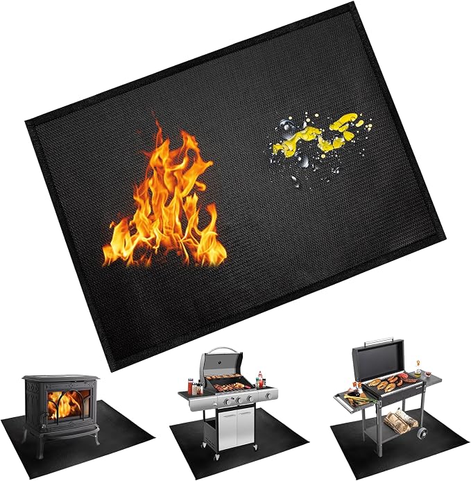 Under Grill Mats for Outdoor Blackstone Griddle by BAKEWAY