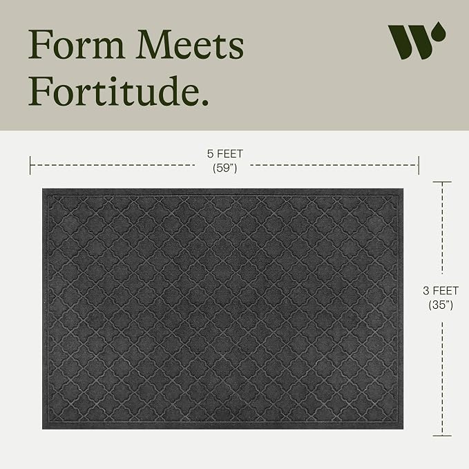 WaterHog Heavy Duty Doorway Mat, Made in USA, Durable & Skid-Resistant Entryway - Image 3
