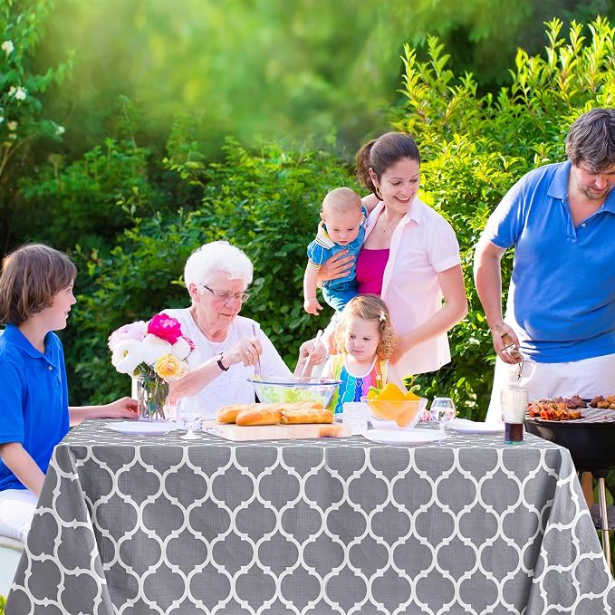 Nasitos 2 Pack Plastic Vinyl Tablecloth - Image 4