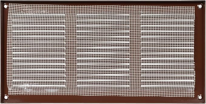 Repa Market 12x6 Inch Air Vent Cover/Brown Galvanized Steel Louvered Grill Cover - Image 6