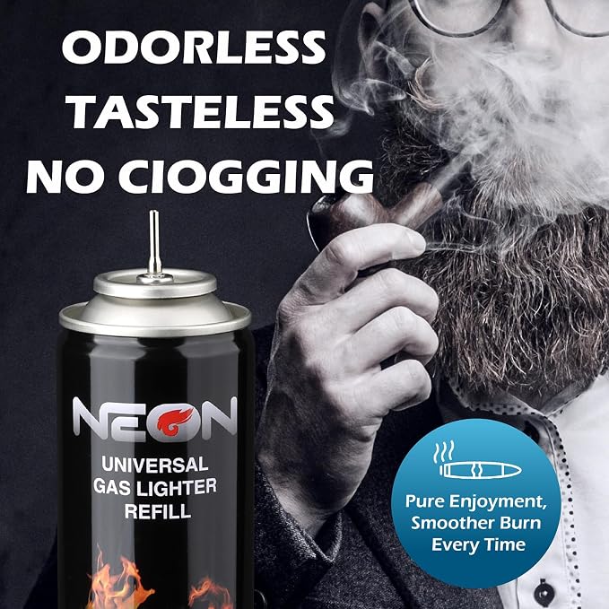 NEON Butane Fuel 300ml, 5X Premium Refined Butane Refill - Image 3