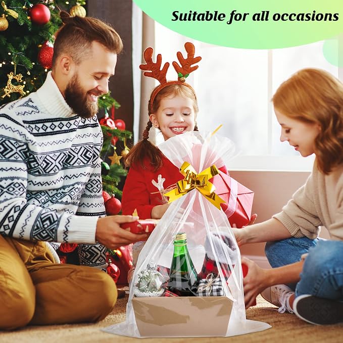 Fainne 74 Pcs Baskets for Gifts Empty Bulk DIY Empty Gift Basket Include 20 - Image 7