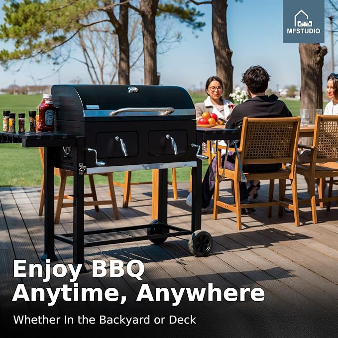 MFSTUDIO Multifunctional Extra Large 49 Inch BBQ Charcoal Grills - Image 5
