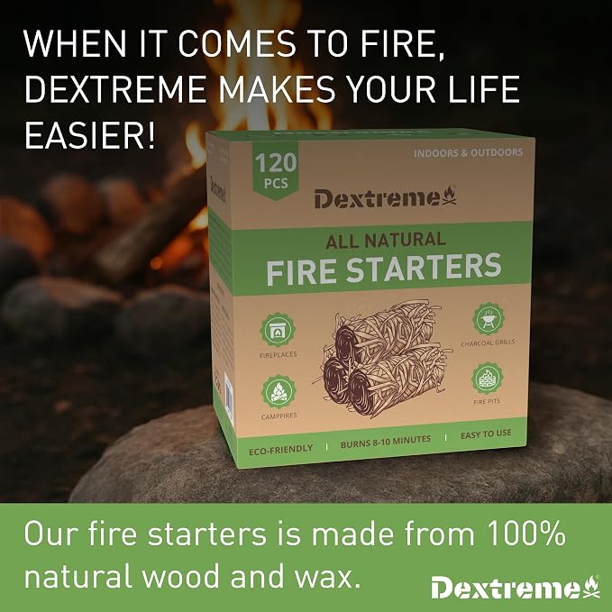 Dextreme Fire Starter Natural Fire Starters - Image 3
