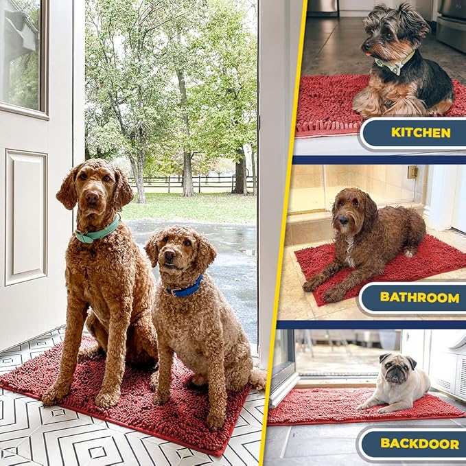 Muddy Mat® Shown on TV – Super Absorbent Microfiber Dog Door Mat - Image 7
