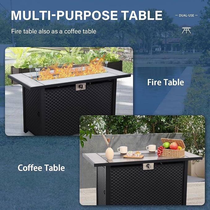 7 PCS Patio Furniture Set Outdoor Patio Furniture - Image 4