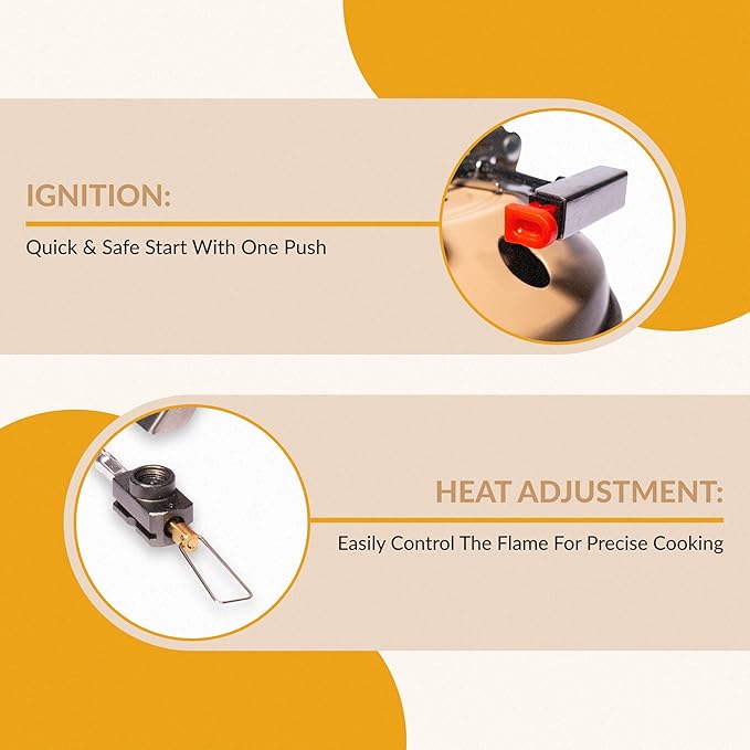 Roamix 54, 500 BTU Multi-Fuel Portable Camping Stove – 16, 000W Collapsible - Image 4