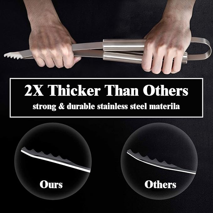 Barbecue Tool Set, 27 Piece Stainless Steel Grilling Kit with Carry Bag