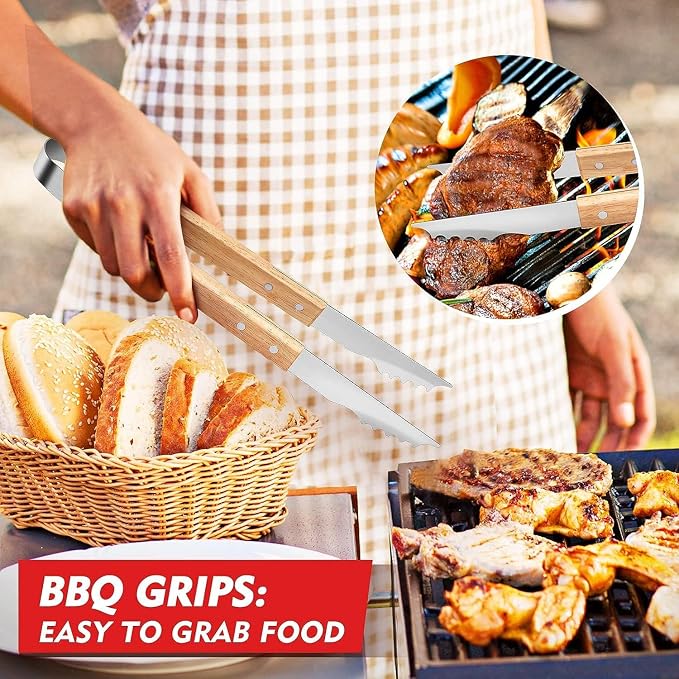Heavy-Duty Grill Accessories BBQ Tool Sets Multi Functional Spatula - Image 4