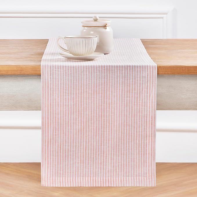 Solino Home Linen Table Runner 48 Inches by SolinoHome