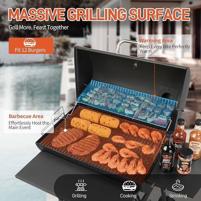 Outvita Barrel Charcoal Grill - Image 2