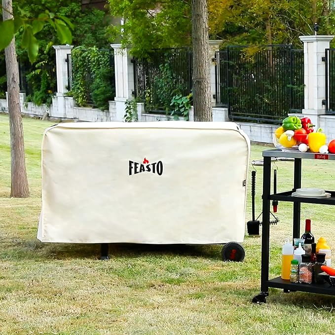 Outdoor Grill Table Cart, Pizza Oven Stand - Image 7