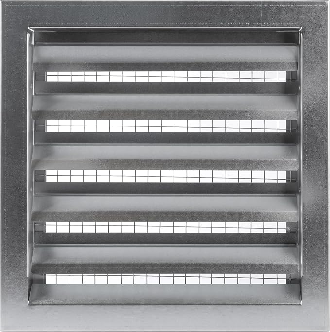 Vent Systems 12" x 12" Inch Galvanized Steel Industrial Gable Vent by VentSystems