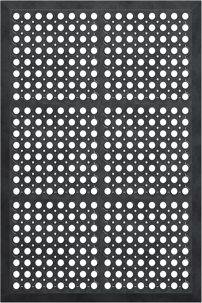 Ottomanson Heavy Duty Rubber Floor Mat – Non-Slip, Waterproof, Restaurants - Image 3