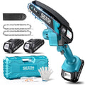 Seesii Mini Chainsaw, 6-inch Mini Chainsaw Cordless, Handheld Electric Power by Seesii