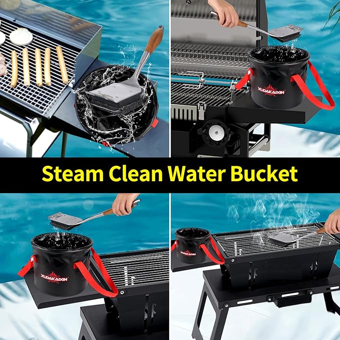 Upgraded Grill Brush Bristle Free, Water-Activated steam Effectively Cleans The - Image 4