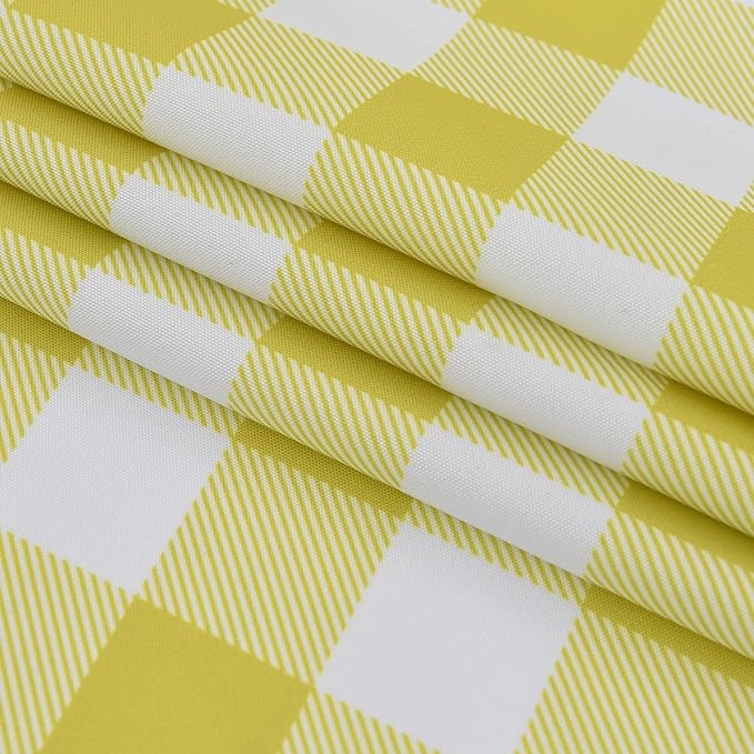 Waterproof Checkered Tablecloth Fabric - Image 7