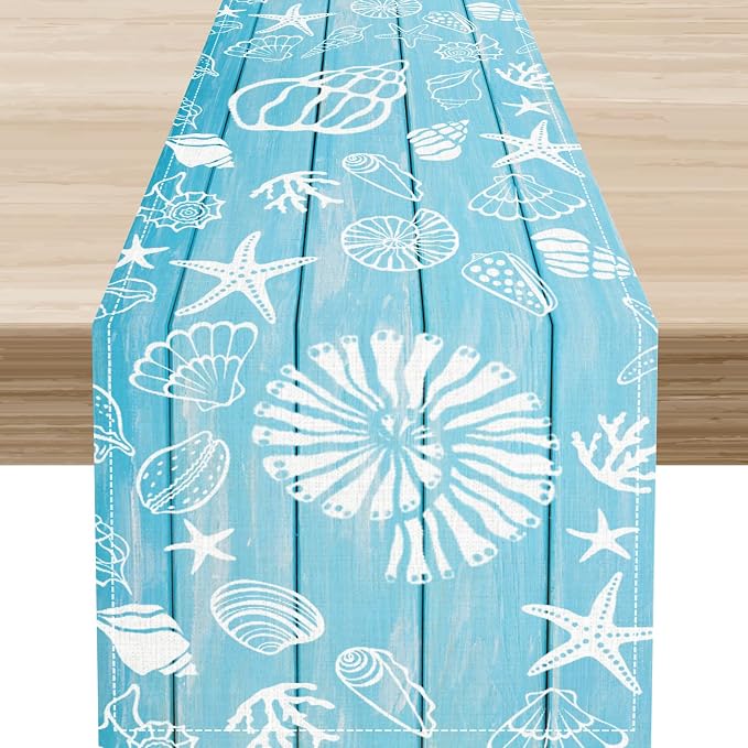 Beach Starfish Table Runner by Unknown