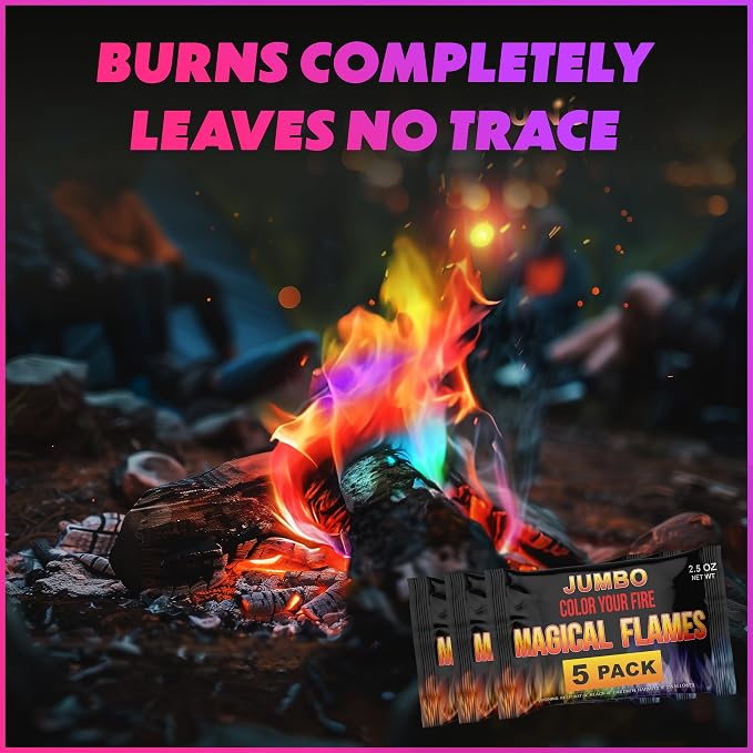 Magical Flames Fire Color Packets, Vibrant Multi-Color Fire - Image 4