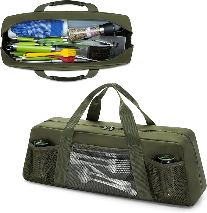 Grill Tool Storage Bag, Outdoor BBQ Utensil Holder by HODRANT