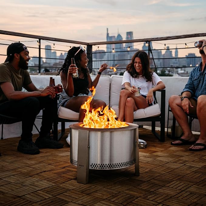 Breeo Smokeless Fire Pit | 21 inch Portable Smokeless Firepit - Image 7