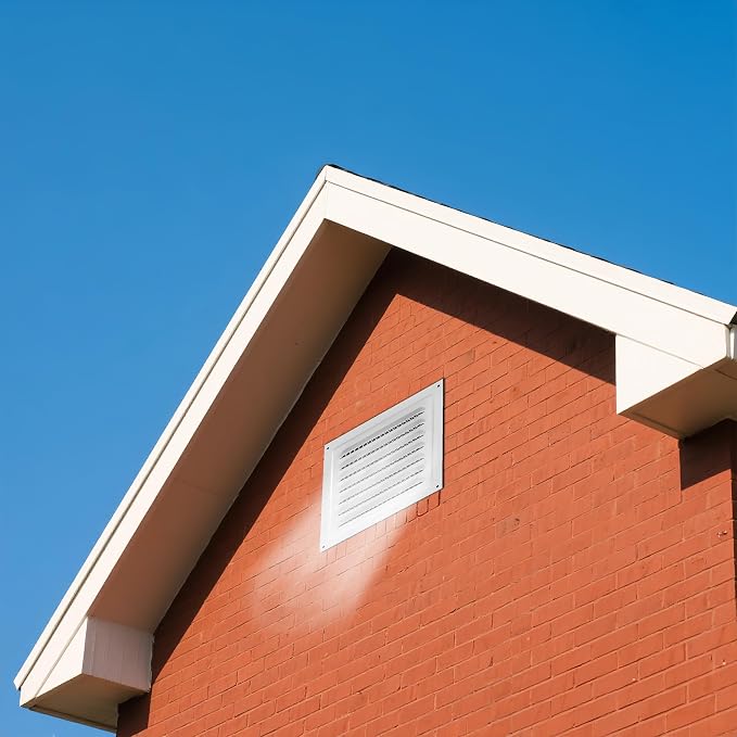 2pcs Attic Vent Soffit Vent Aluminum Wall Vent Metal Shed Vent Square Vent - Image 6