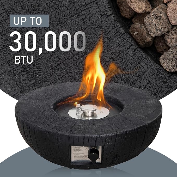 Afterglow TerraFab 28" Round 30, 000 Btu Propane Fire Bowl Fire Pit - Image 6
