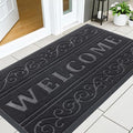 OLANLY Welcome Door Mat Indoor Outdoor Entrance, Heavy Duty Sturdy Front Door by OLANLY