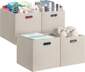 Posprica 13x15x13in Collapsible Storage Bins, Fabric Foldable Cube Storage Boxes by Posprica