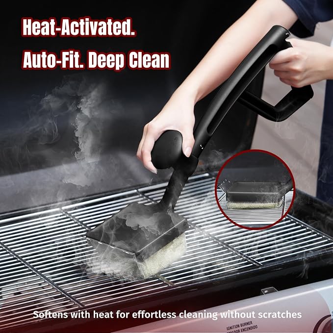 SHINESTAR Steam Grill Brush Bristle Free - Image 4