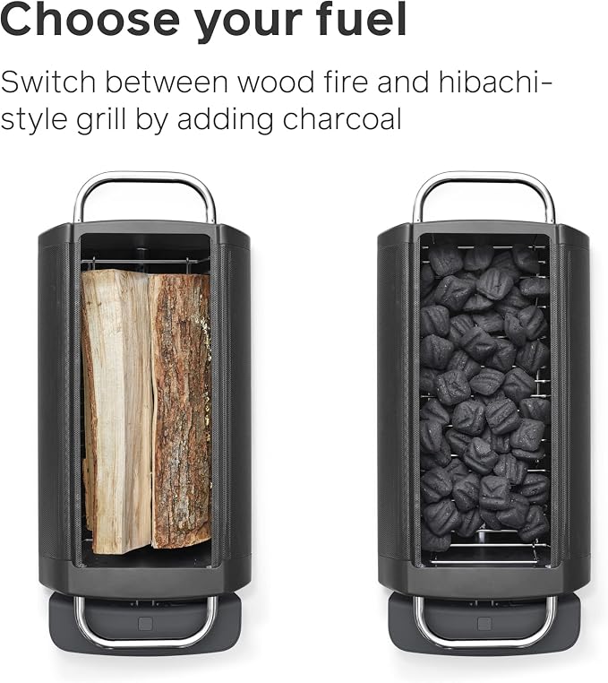 BioLite FirePit+ Smokeless Fire Pit and Grill, Charcoal and Wood Burn - Image 5