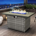 44 Inch Propane Gas Fire Pits Table by KHOLH