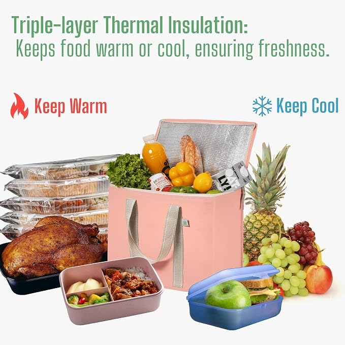 VENO 2 Pack Cooler Bag and Insulated Grocery Bags - Image 2