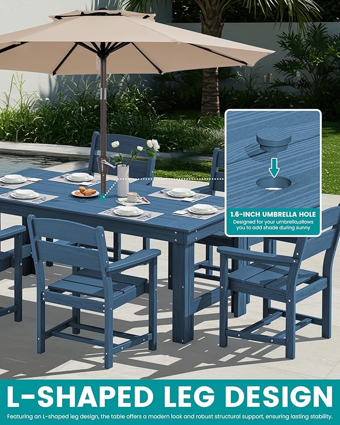 SERWALL HDPE Outdoor Dining Table - Image 5