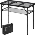 REDCAMP Small Triple fold Folding Grill Table by REDCAMP