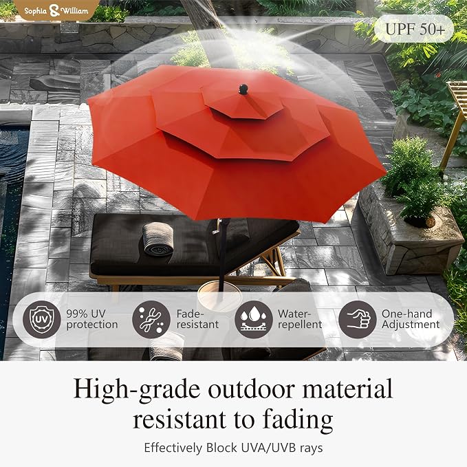 Sophia & William Metal Outdoor Patio Dining Set 6 PCS - Image 5