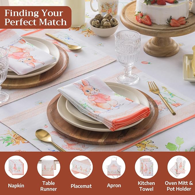 Maison d'Hermine Table Cloth Rectangle Table 100% Cotton Tablecloth - Image 4
