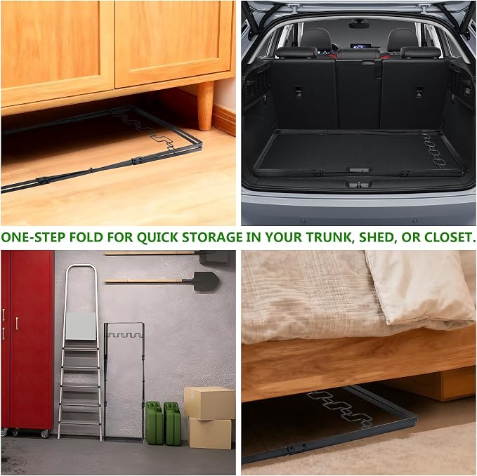 Leaf Bag Holder, Outdoor Foldable Trash Bag Holder Stand - Image 6