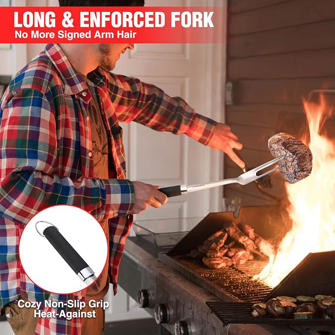 Grill Accessories Heavy Duty BBQ Set Gifts - Image 6