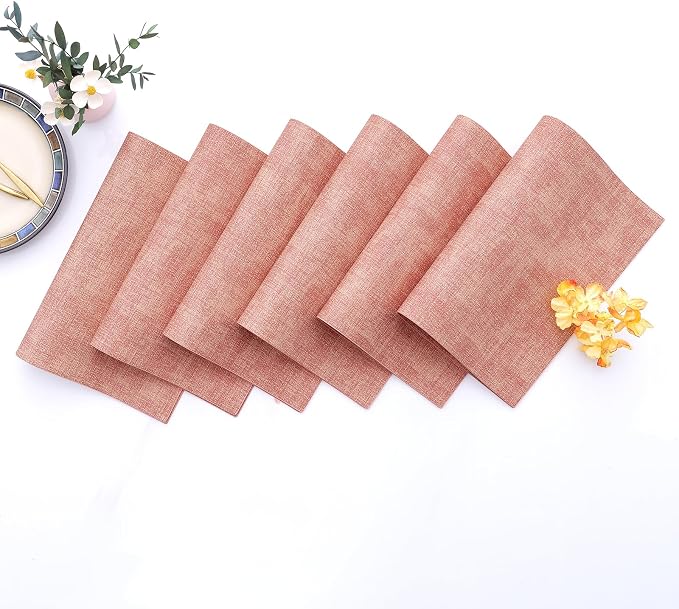 Homaxy Faux Leather Heat Resistant Placemats - Image 8