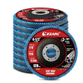 EZARC Flap Disc 4 1/2 Inch for Anger Grinder, Type 29 Abrasive Grinding Wheel by EZARCTools